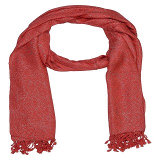 Shimmer Stole- Red Color  